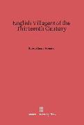 English Villagers of the Thirteenth Century