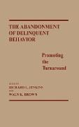 The Abandonment of Delinquent Behavior