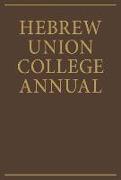Hebrew Union College Annual Volume 70-71
