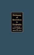 Dictionary of Quotations in Geography
