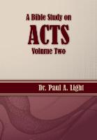 A Bible Study on Acts, Volume Two