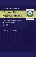 Short History of the 17th and 22nd Field Companies, Third Sappers and Miners, in Mesopotamia 1914-1918