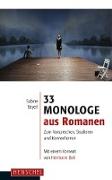 33 Monologe aus Romanen