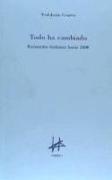 Todo ha cambiado : recuerdos iItalianos hacia 1800