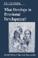 What Develops in Emotional Development?