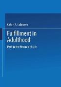Fulfillment in Adulthood