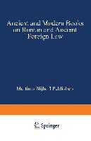 Ancient and Modern Books on Roman and Ancient Foreign Law