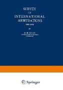 Survey of International Arbitrations 1794¿1938