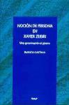 La noción de persona en Xavier Zubiri : una aproximación al género