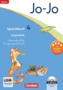 Jo-Jo Sprachbuch, Grundschule Bayern, 4. Jahrgangsstufe, Arbeitsheft mit interaktiven Übungen, In Vereinfachter Ausgangsschrift mit CD-ROM