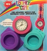 Rainbow Loom Limited Edition. Loomey Time™ Armbanduhren-Set. lila-pink-türkis