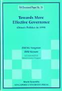 Towards More Effective Governance: China's Politics in 1998