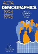 Acta Demographica 1994¿1996