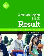 Cambridge English First. FCE Result. First. Student's Book with Online Practice