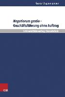 Negotiorum gestio - Geschäftsführung ohne Auftrag 2 Bde