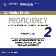Cambridge English Proficiency 2 for updated exam. 2 Audio CDs