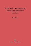 Studies in Animal and Human Behaviour, Volume II