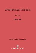 Greek Textual Criticism