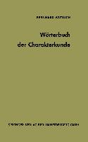 Wörterbuch der Charakterkunde