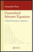 Generalized Sylvester Equations