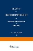 Staats- und Gesellschafts-Recht der Französischen Revolution von 1789¿1804