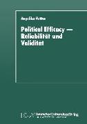 Political Efficacy ¿ Reliabilität und Validität