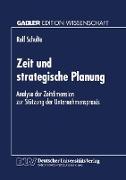 Zeit und strategische Planung