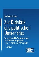 Zur Didaktik des politischen Unterrichts