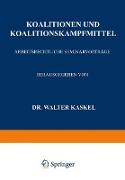 Koalitionen und Koalitionskampfmittel