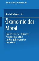 Ökonomie der Moral