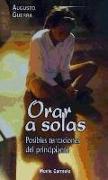 Orar a solas