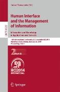 Human Interface and the Management of Information. Information and Knowledge in Applications and Services