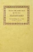 Three Melodramas by Pietro Metastasio