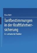 Tarifbestimmungen in der Kraftfahrtversicherung