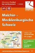 Klemmer Pocket Rad- und Wanderkarte Malchin - Mecklenburgische Schweiz 1 : 50 000