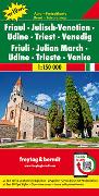 Friaul - Julisch-Venetien - Udine - Triest - Venedig, Autokarte 1:150.000, Top 10 Tips