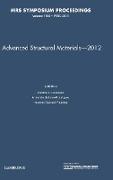 Advanced Structural Materials-2012