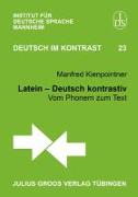 Latein - Deutsch kontrastiv