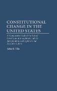 Constitutional Change in the United States
