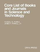 Core List of Books and Journals in Science and Technology