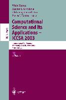 Computational Science and Its Applications - ICCSA 2003. Part 3