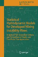 Statistical Hydrodynamic Models for Developed Mixing Instability Flows