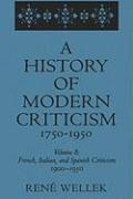 French, Italian, and Spanish Criticism, 1900-1950