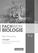 Fachwerk Biologie, Baden-Württemberg, 7.-9. Schuljahr, Lösungen zum Schülerbuch