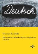 Philosophie der Deutschen Sprache im populären Gewande