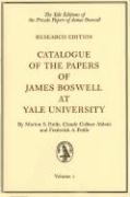 Catalogue of the Papers of James Boswell at Yale University