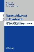 Recent Advances in Constraints