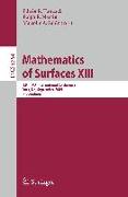 Mathematics of Surfaces XIII