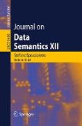 Journal on Data Semantics XII