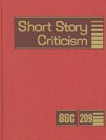 Short Story Criticism, Volume 209: Excerpts from Criticism of the Works of Short Fiction Writers